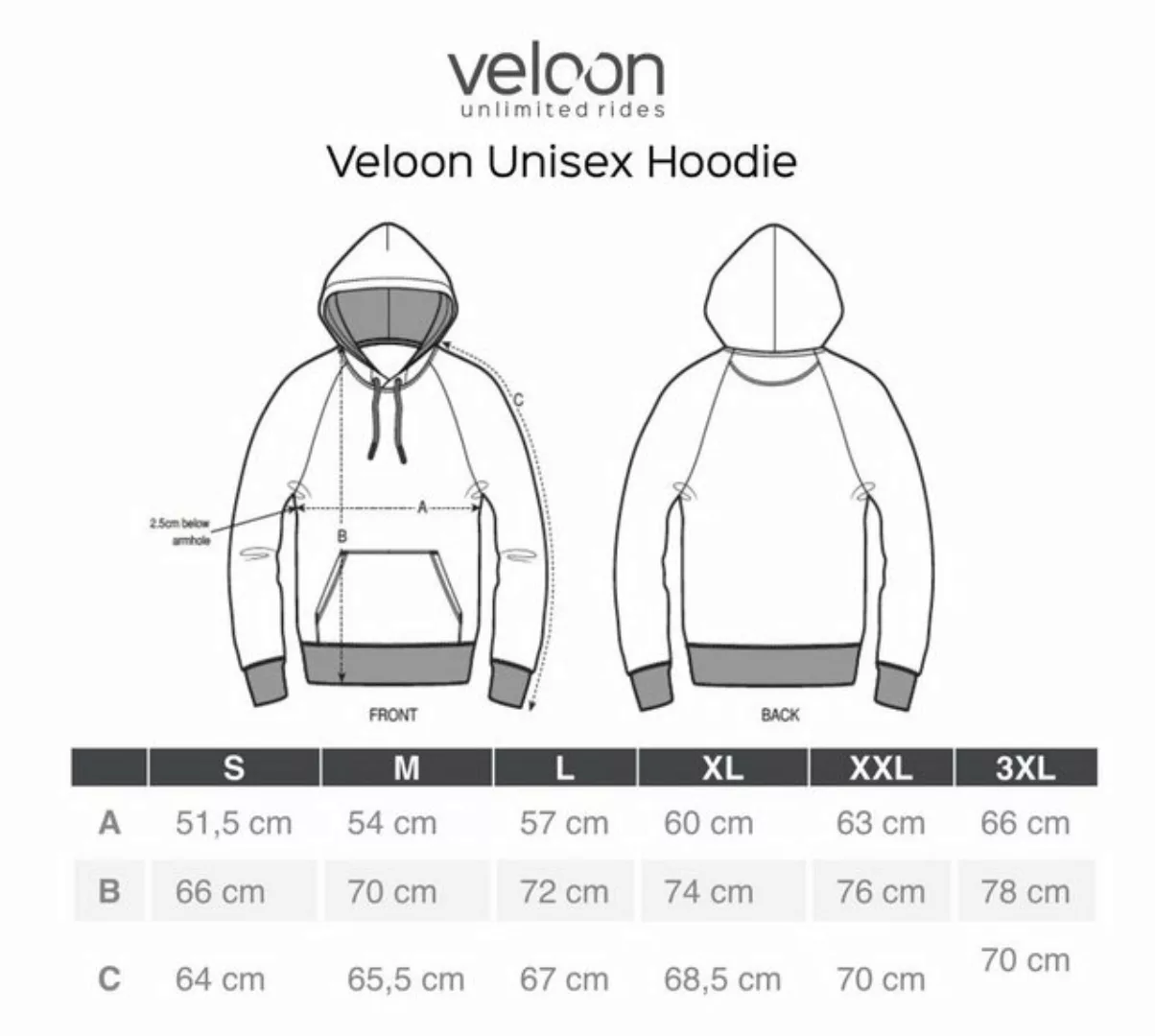 Veloon Hoodie Unlimited Rides Cotton Pink günstig online kaufen