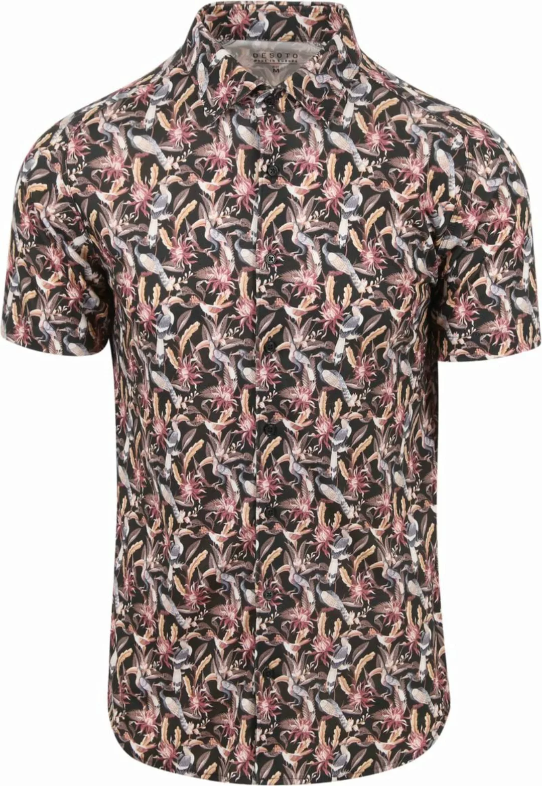 Desoto Short Sleeve Jersey Hemd Muster Multicolour - Größe M günstig online kaufen