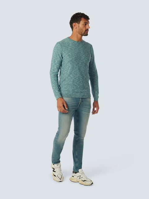 NO EXCESS Strickpullover Pullover Crewneck 2 Coloured Melange günstig online kaufen