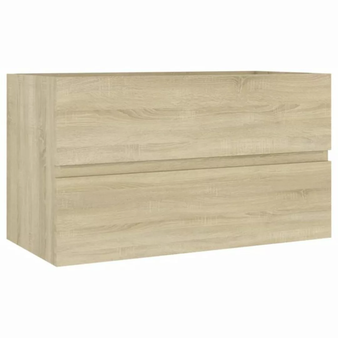 Waschbeckenunterschrank Sonoma-eiche 80x38,5x45 Cm Spanplatte günstig online kaufen