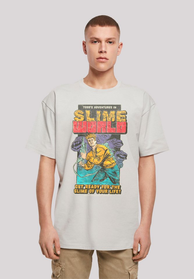 F4NT4STIC T-Shirt Retro Gaming Todd's Adventures In SlimeWorld Print günstig online kaufen