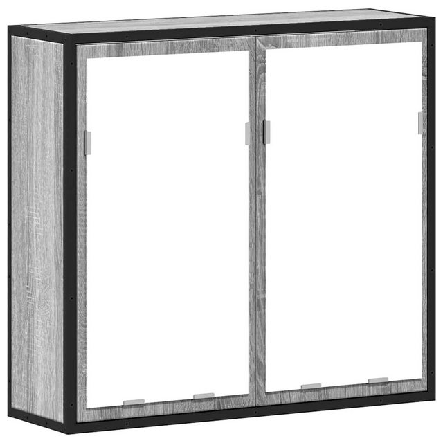 vidaXL Badezimmerspiegelschrank Bad-Spiegelschrank Grau Sonoma 65x20x60 cm günstig online kaufen