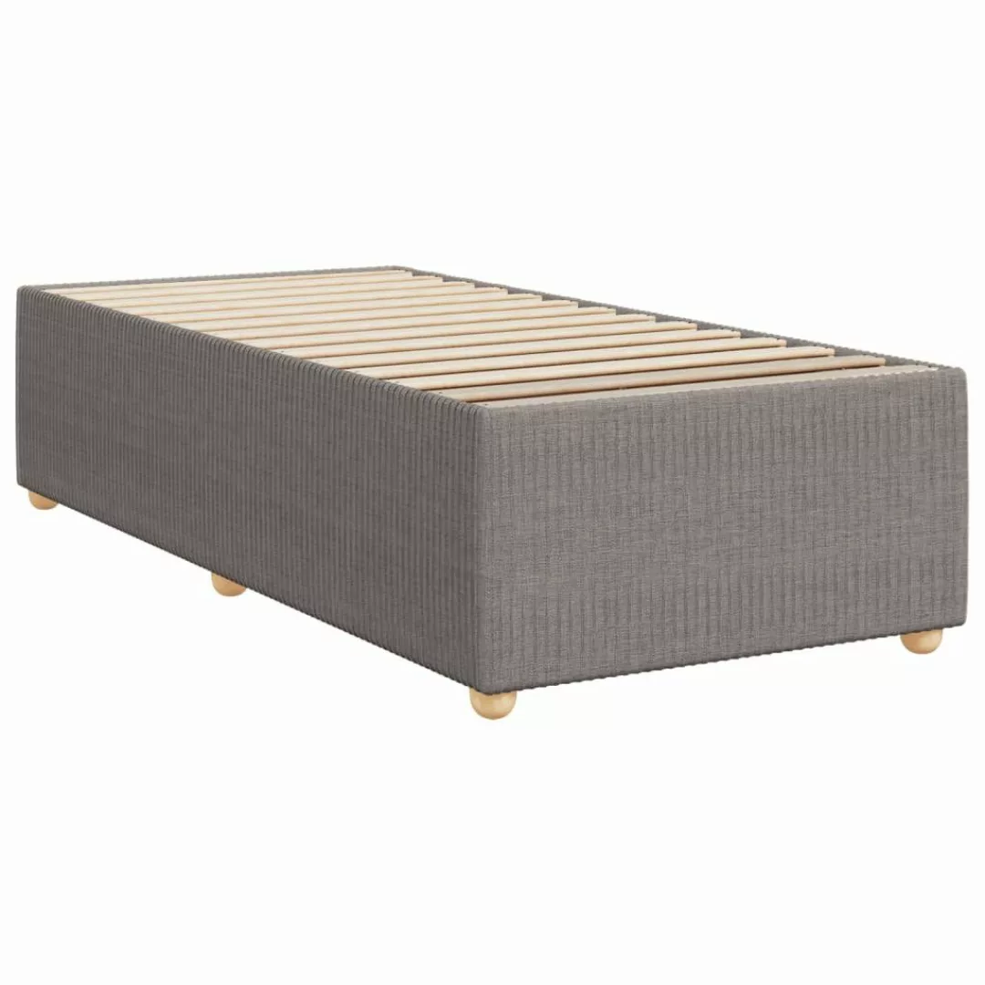 vidaXL Bett Bettgestell ohne Matratze Taupe günstig online kaufen