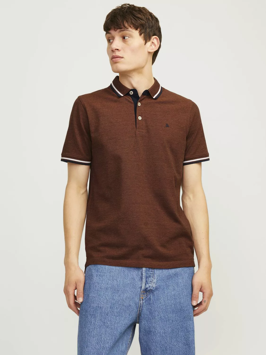 Jack & Jones Poloshirt "JJEPAULOS POLO SS NOOS", mit Logo Stickerei günstig online kaufen