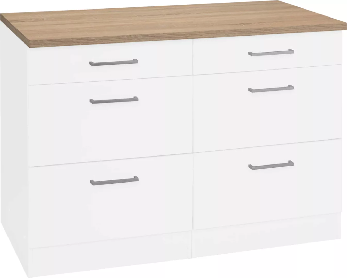 KOCHSTATION Unterschrank "KS-Visby", Breite 120 cm günstig online kaufen