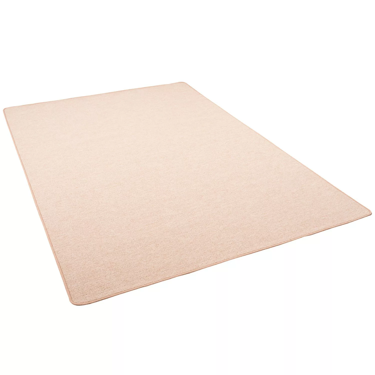 Snapstyle Feinschlingen Velour Teppich Strong Sand 133x133cm günstig online kaufen