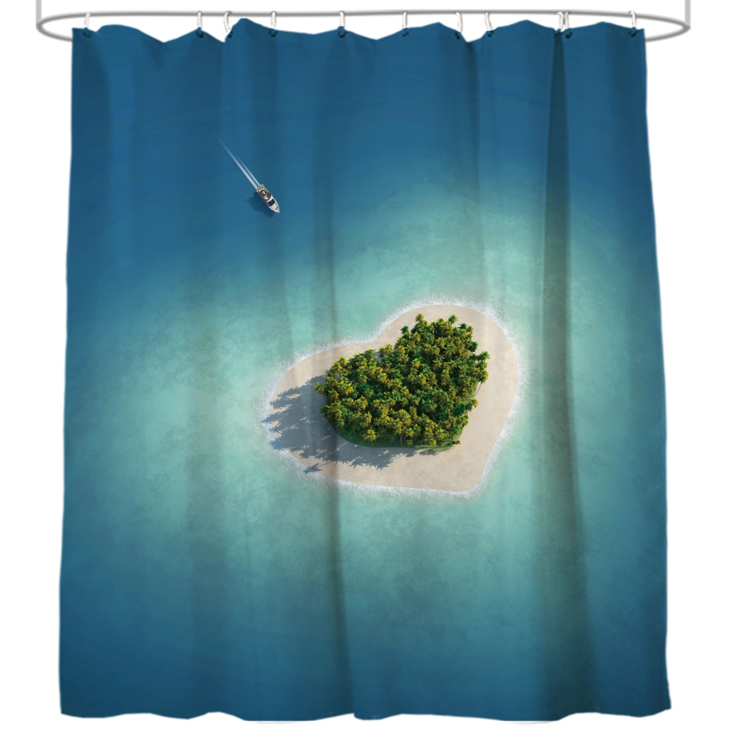 SANILO Duschvorhang Dream Island 180 x 200 cm günstig online kaufen