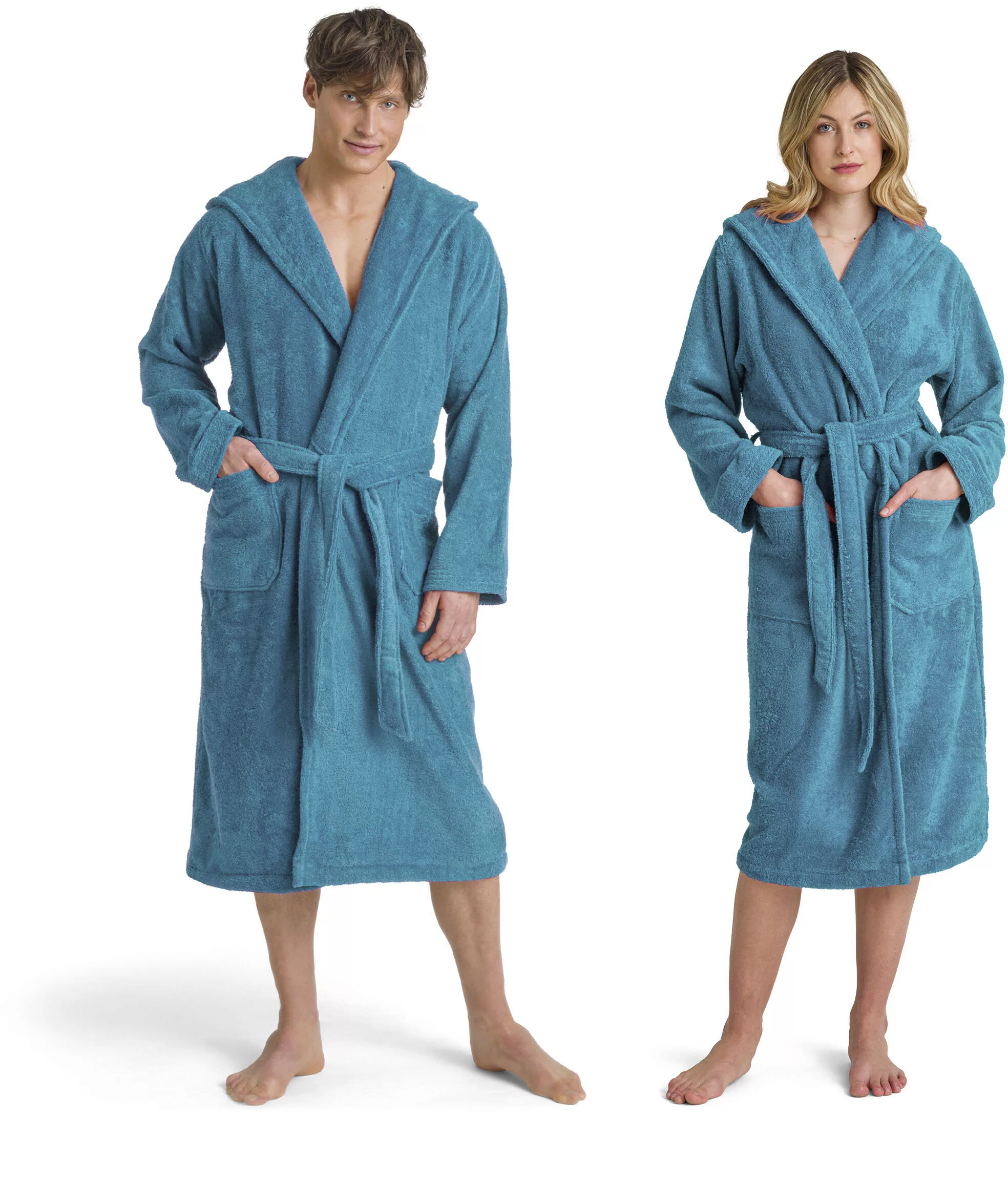 Möve Unisex-Bademantel "Superwuschel Kapuze", (1 St.), in Uni günstig online kaufen