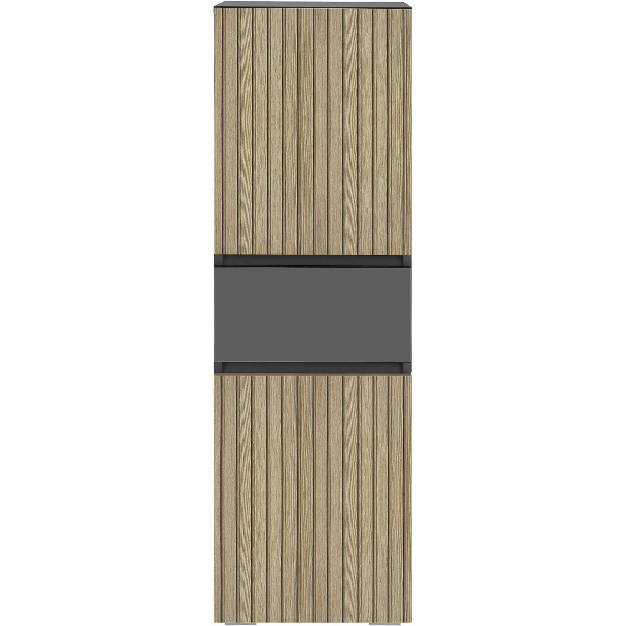 Home affaire Midischrank "Wisla", Höhe 130 cm, mit Türen & Schubkasten günstig online kaufen
