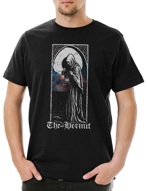 Urban Backwoods Print-Shirt Tarot B The Hermit Herren T-Shirt Set Card Kart günstig online kaufen