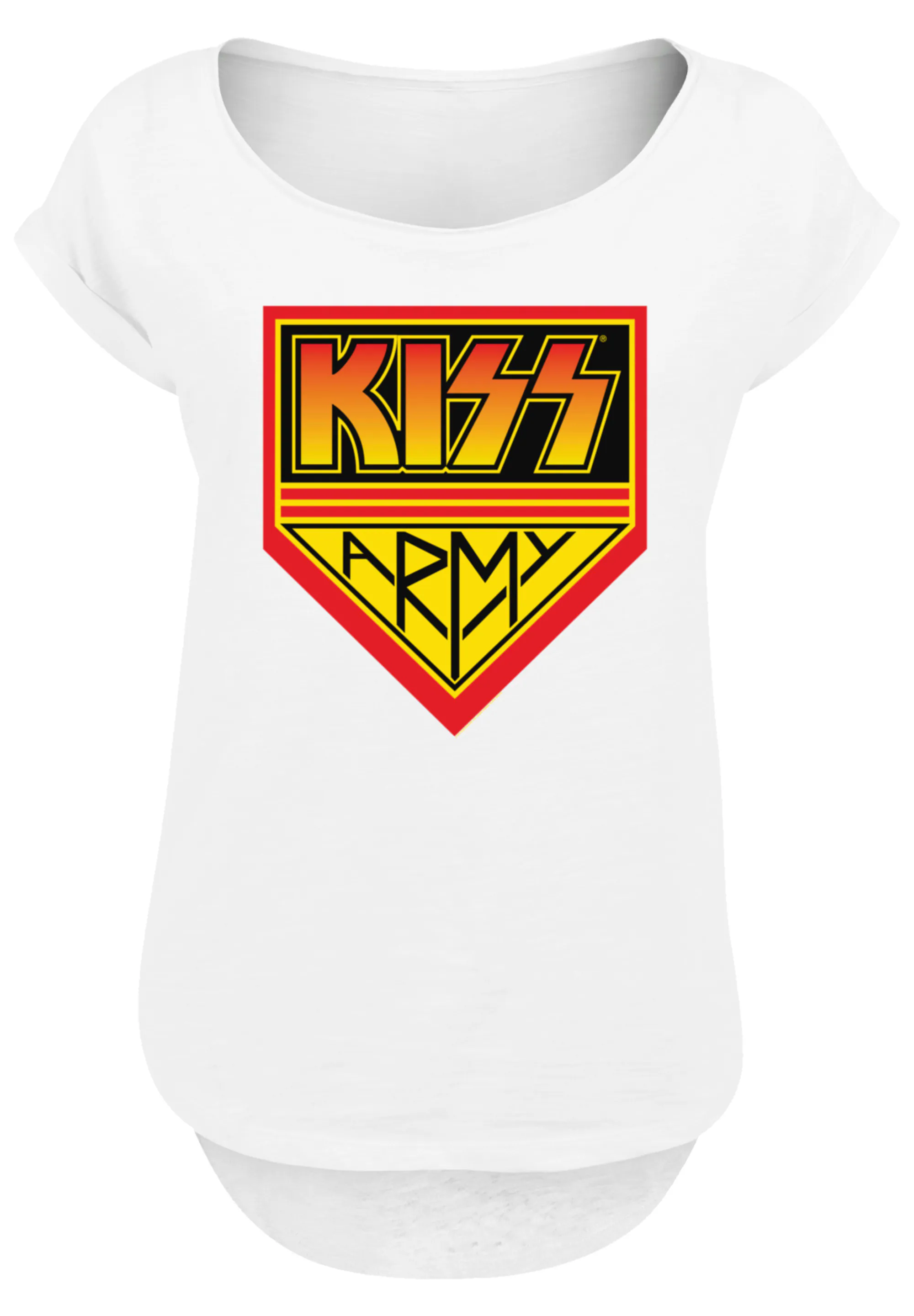 F4NT4STIC T-Shirt "Kiss Rock Band Army Logo", Premium Qualität, Musik, By R günstig online kaufen