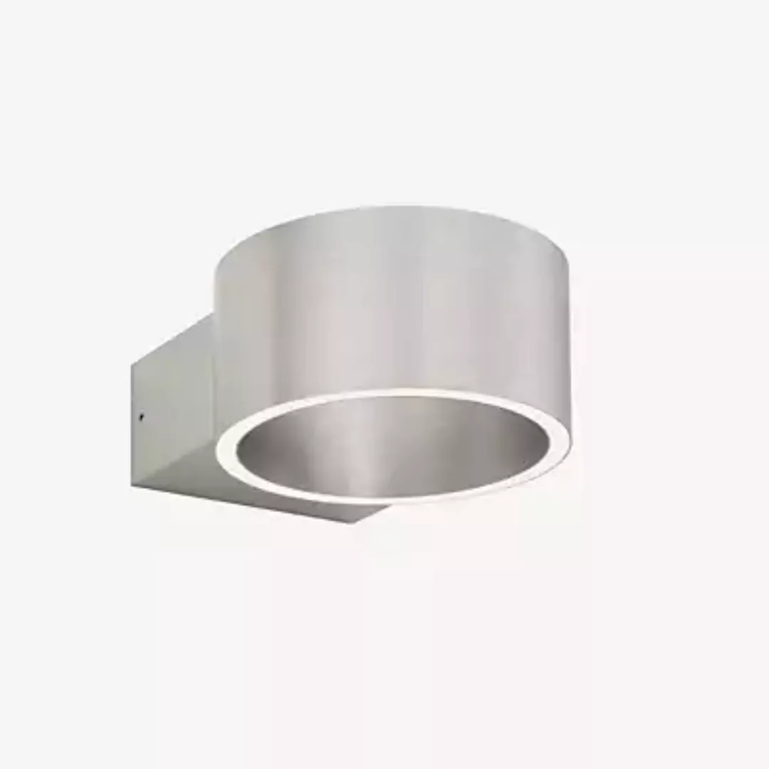 PURE LED-Wandleuchte Clipse, aluminium, Aluminium, Ø 15 cm günstig online kaufen