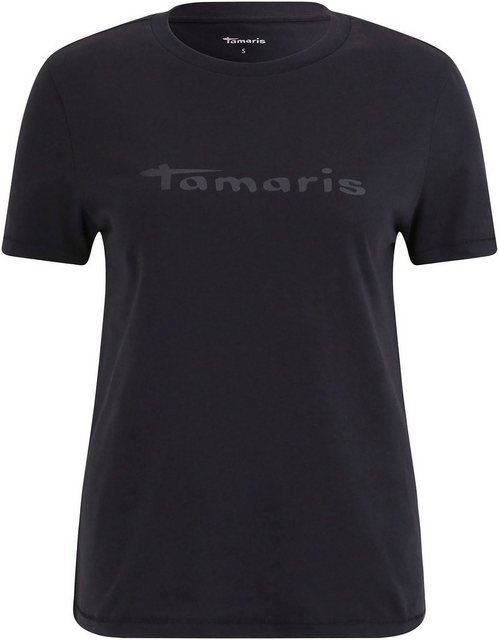 Tamaris T-Shirt mit Rundhalsausschnitt - NEUE KOLLEKTION günstig online kaufen