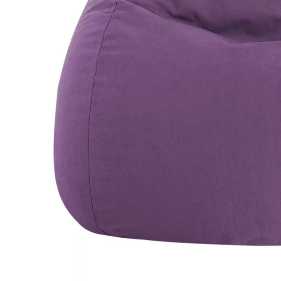 Microfaser Sitzsack in Lila modern günstig online kaufen