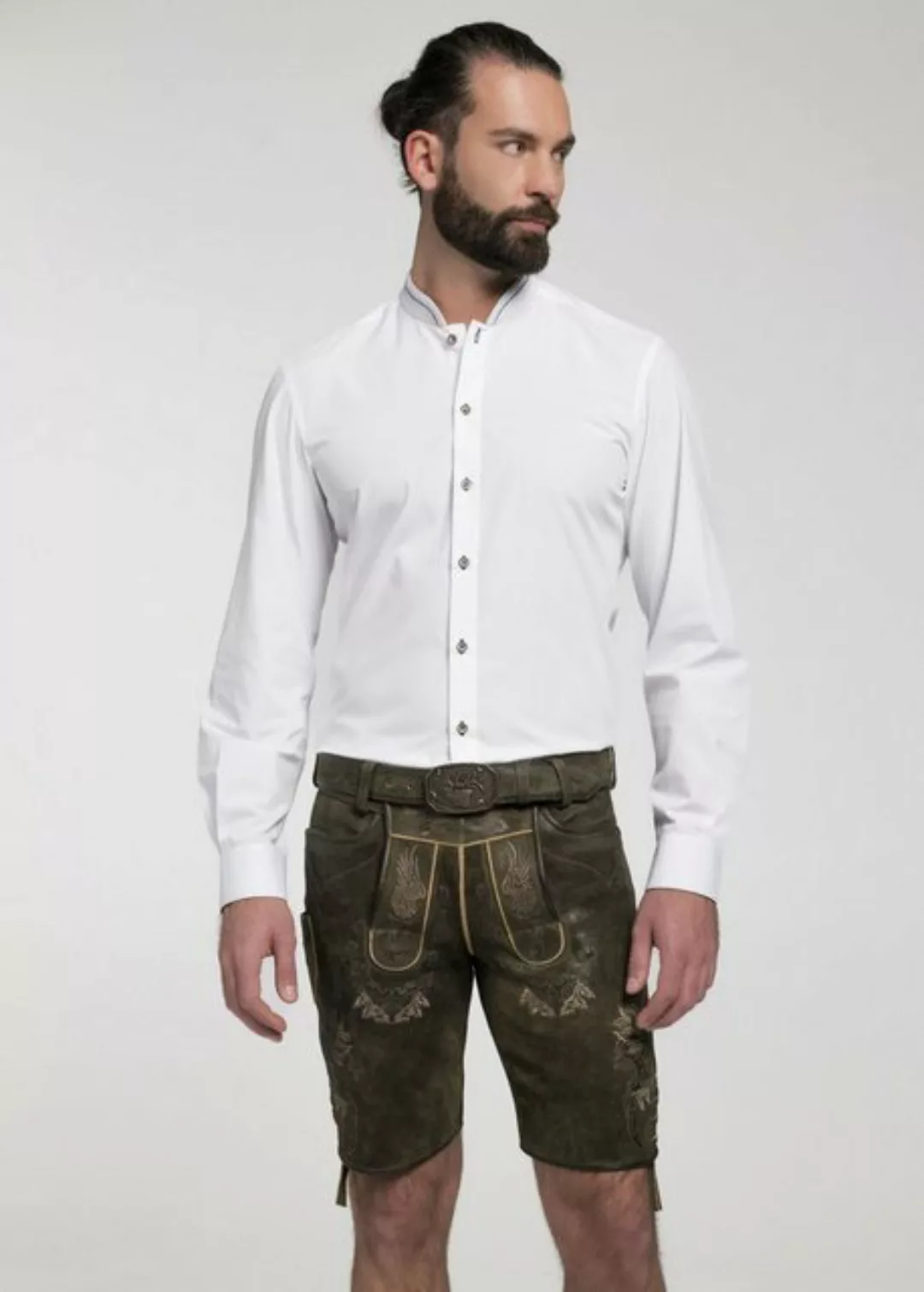 Spieth & Wensky Trachtenhemd Brambach mit modischen Kontrastbesätzen günstig online kaufen