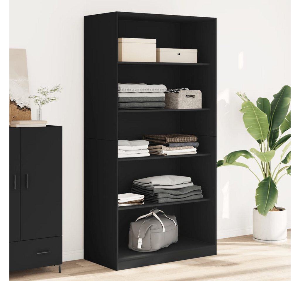 vidaXL Schrankmodule Kleiderschrank Schwarz 100x50x200 cm Holzwerkstoff günstig online kaufen