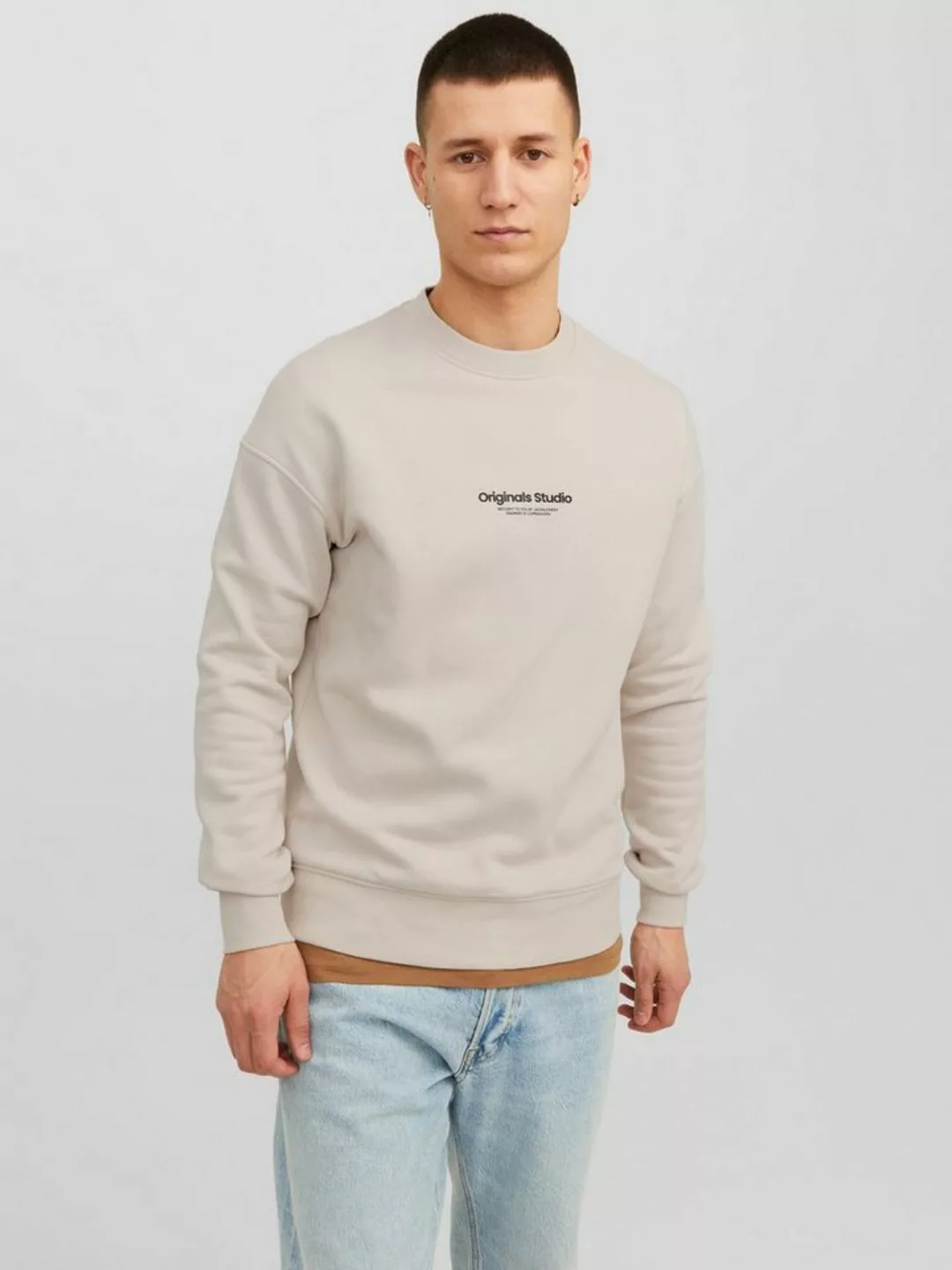 Jack & Jones Sweatshirt Weiches Sweatshirt mit 3D Print Relaxed Fit JORVEST günstig online kaufen