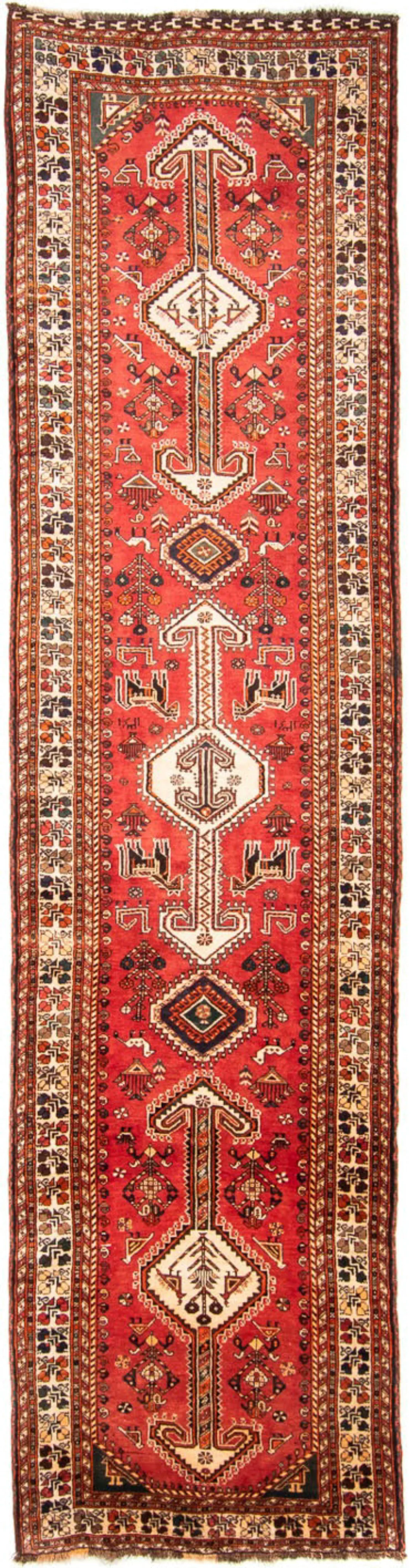 morgenland Orientteppich »Perser - Nomadic - 412 x 107 cm - rot«, rechtecki günstig online kaufen