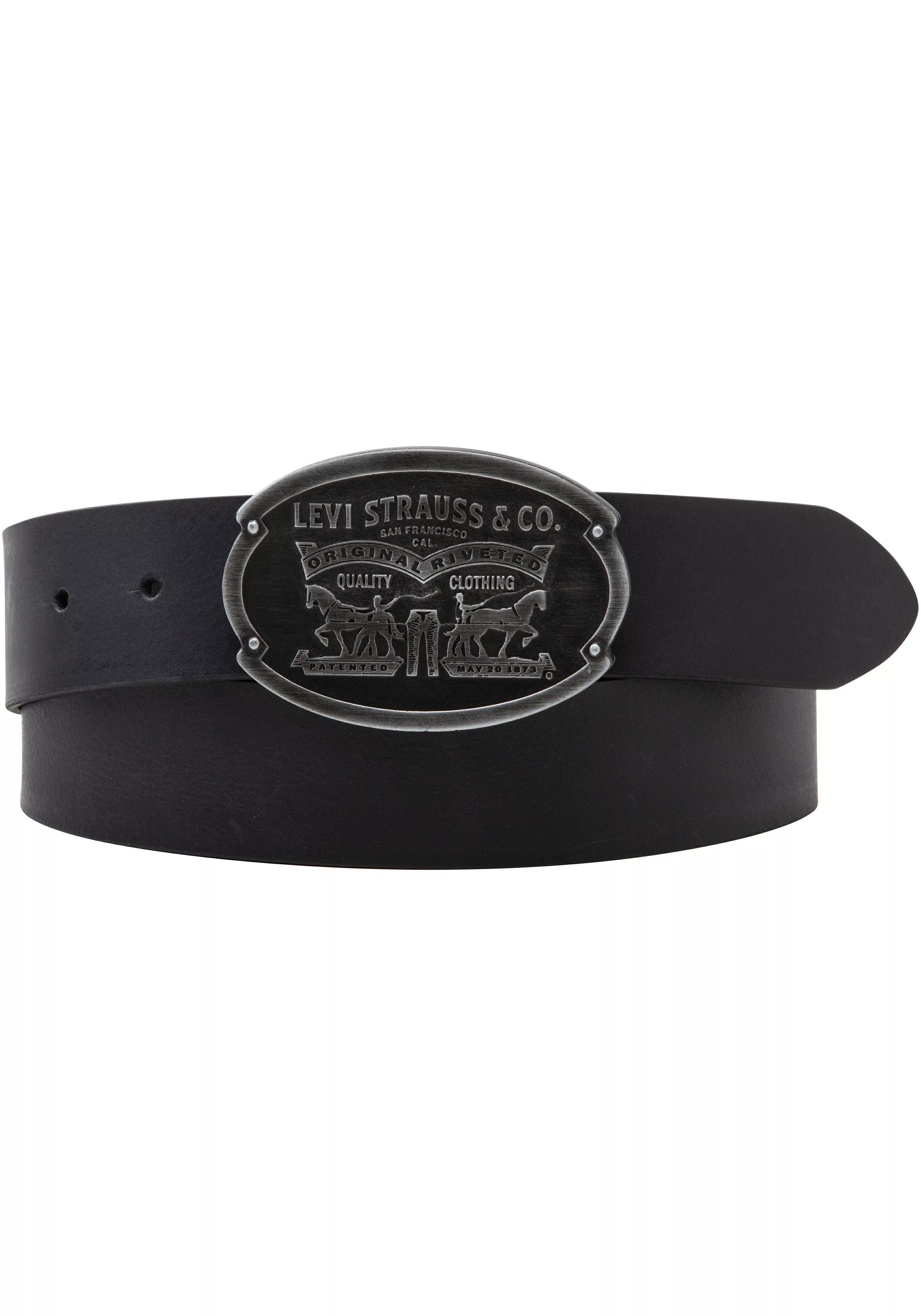 Levis Ledergürtel "Billy Plaque Belt", mit markanter Koppelschließe günstig online kaufen