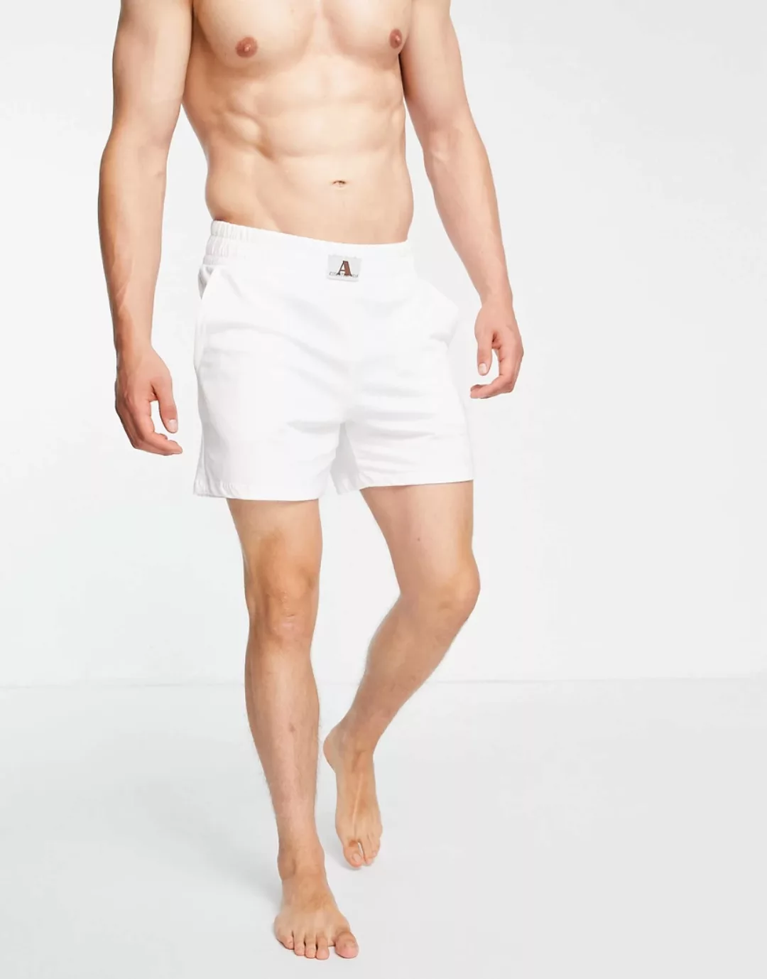 ASOS DESIGN – Essentialwear – Lounge-Shorts aus Jersey in Grau günstig online kaufen