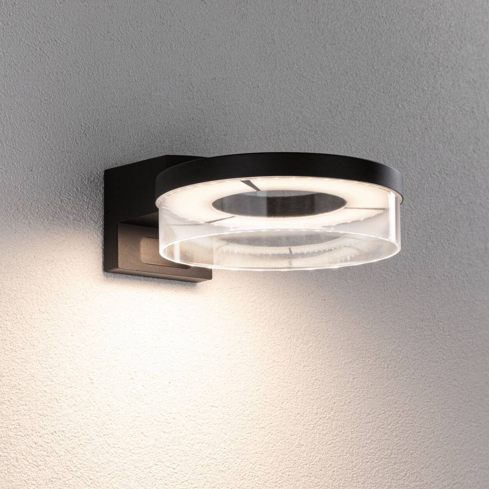 Paulmann LED-Sensor-Außenwandleuchte Capera weiß Metall IP44 günstig online kaufen