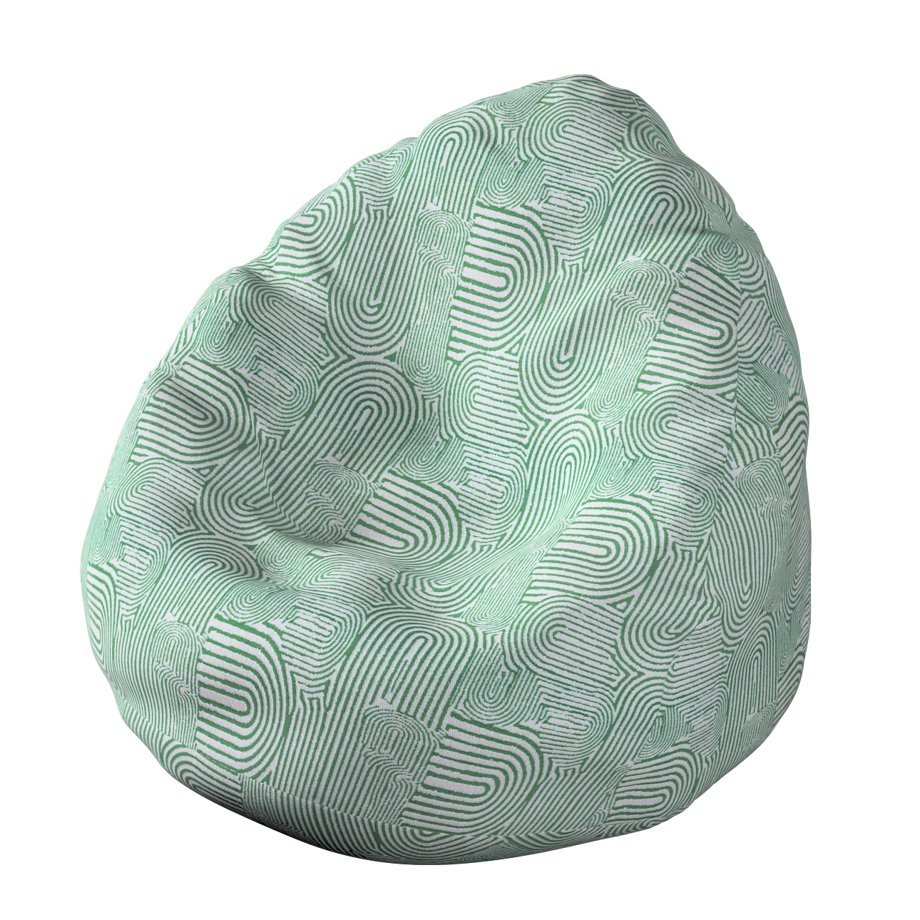 Sitzsack, mintgrün-ecru, Ø50 x 85 cm, Cosy Home (144-81) günstig online kaufen