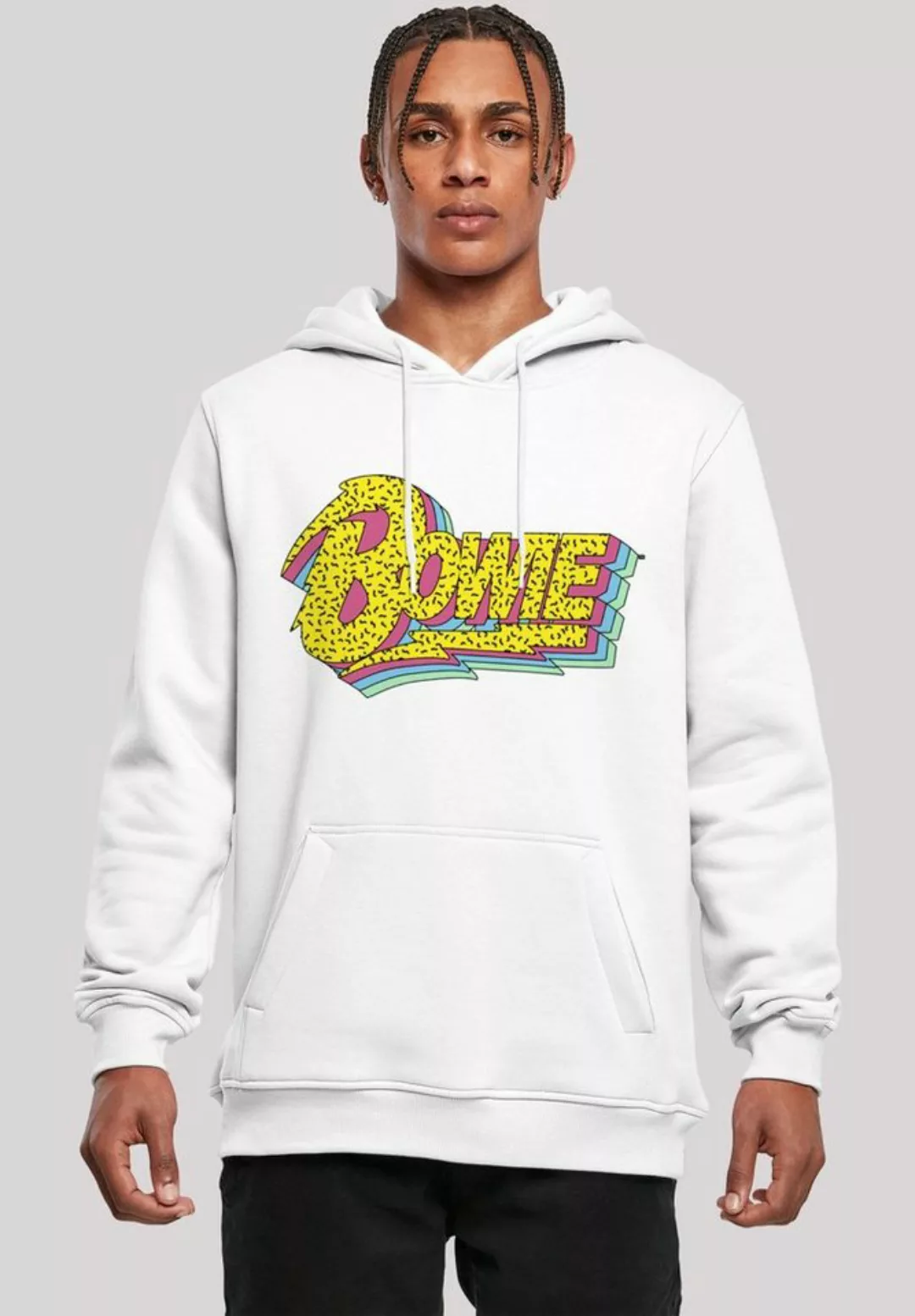 F4NT4STIC Kapuzenpullover "David Bowie Moonlight 90s Logo", Print günstig online kaufen