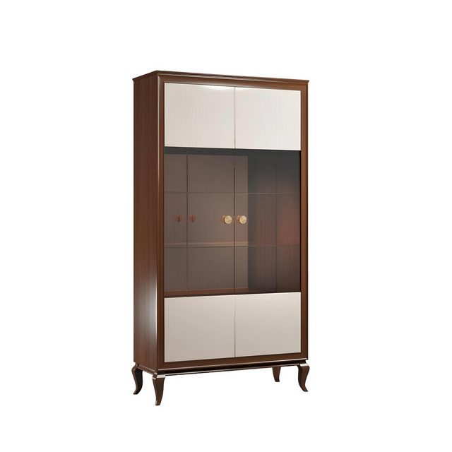 JVmoebel Glasvitrine Luxus Vitrine Wohnzimmer Schrank Glas Vitrinen Designe günstig online kaufen