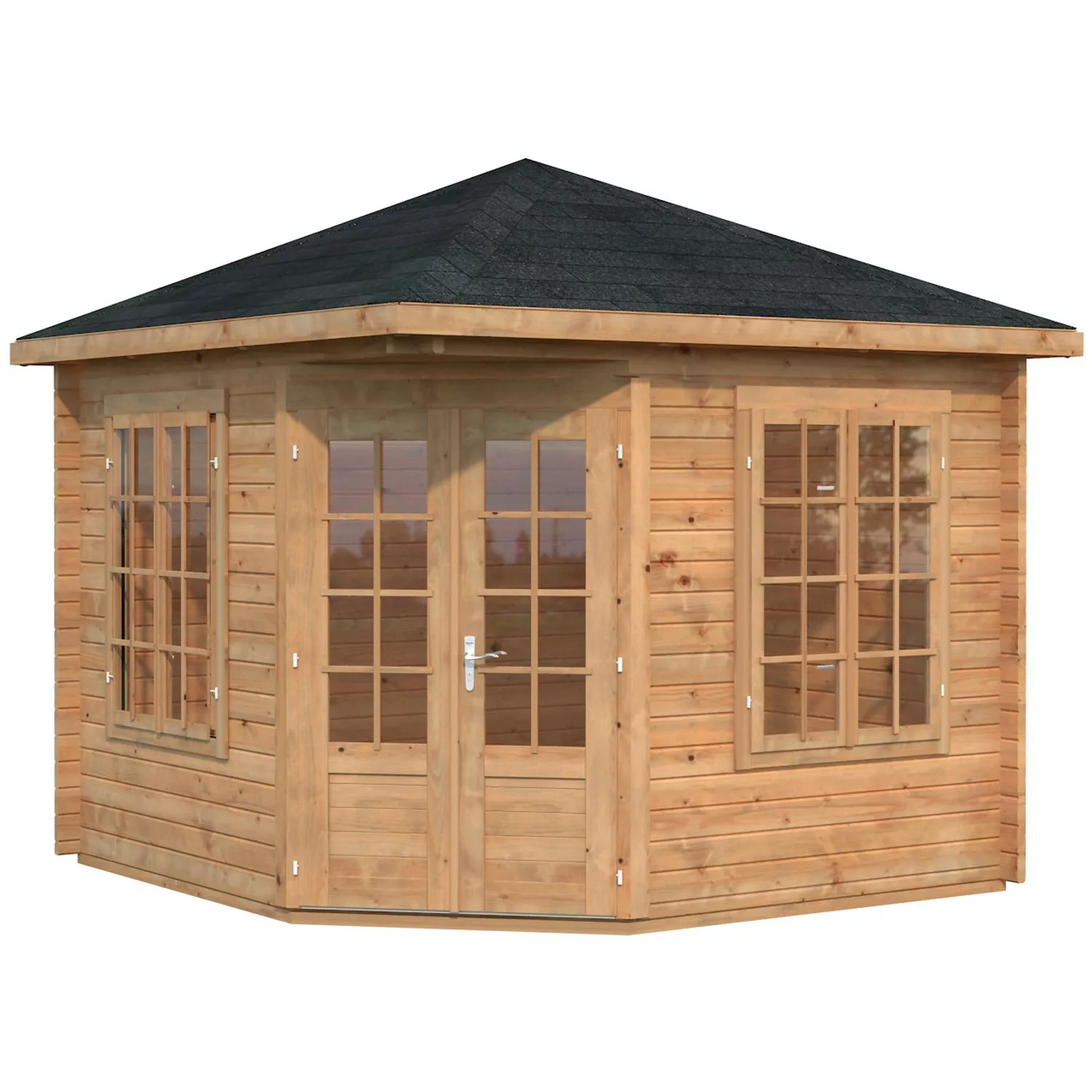 Palmako Gartenhaus "Pavillon Melanie", hellbraun günstig online kaufen