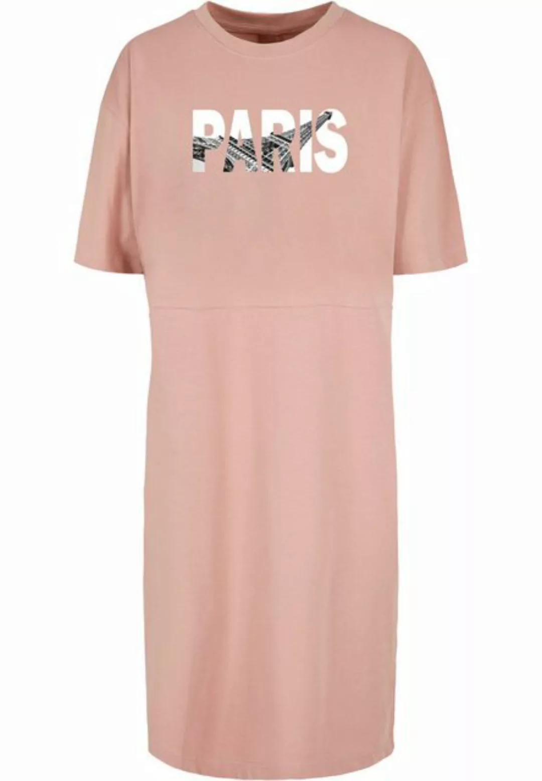 Merchcode Shirtkleid Merchcode Damen Ladies Paris Eiffel Tower Oversized Sl günstig online kaufen