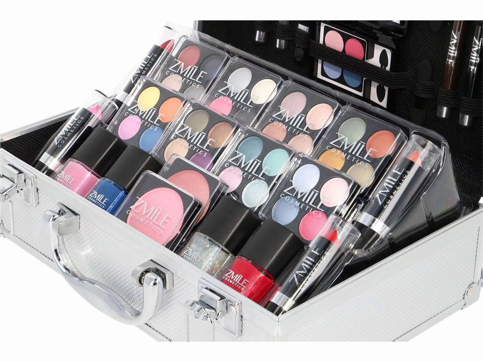 ZMILE COSMETICS Schmink-Koffer Schminkkoffer Set Alu günstig online kaufen