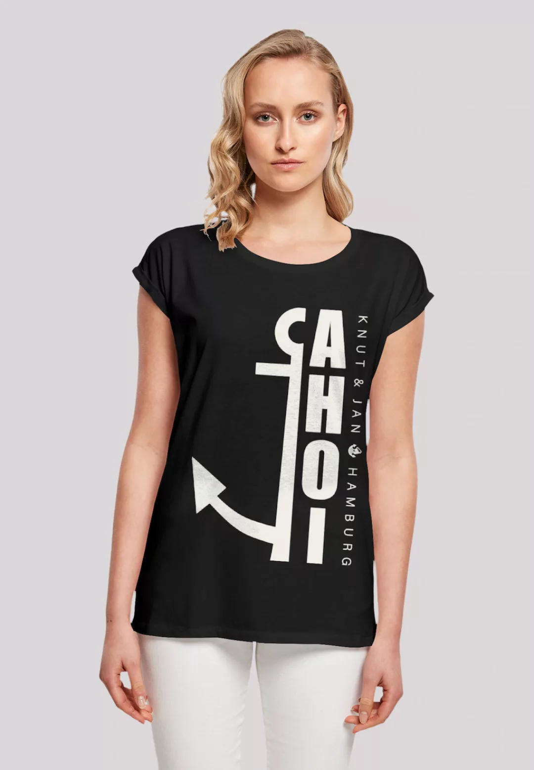 F4NT4STIC T-Shirt "Ahoi Anker Knut & Jan Hamburg", Print günstig online kaufen