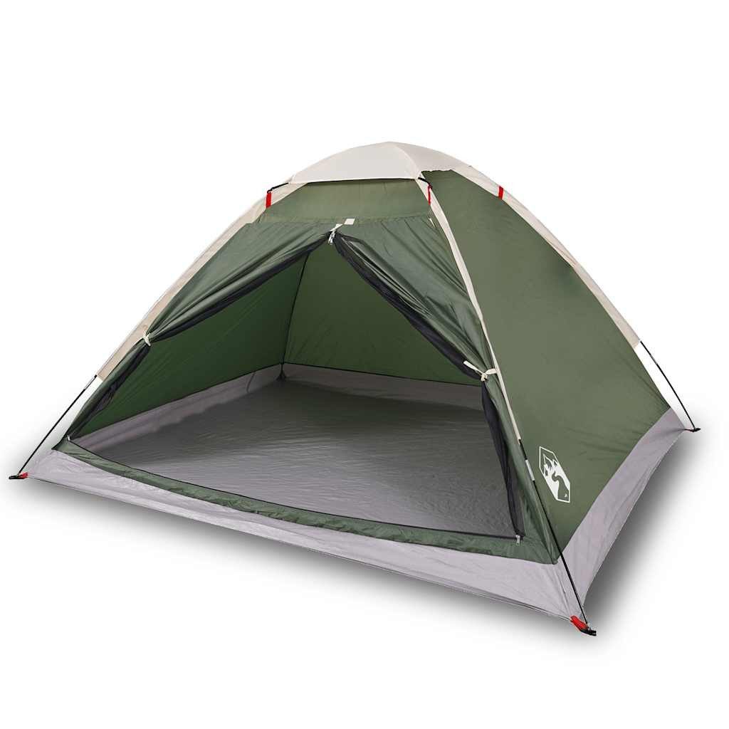 vidaXL Kuppelzelt Kuppel-Campingzelt 4 Personen Grün günstig online kaufen