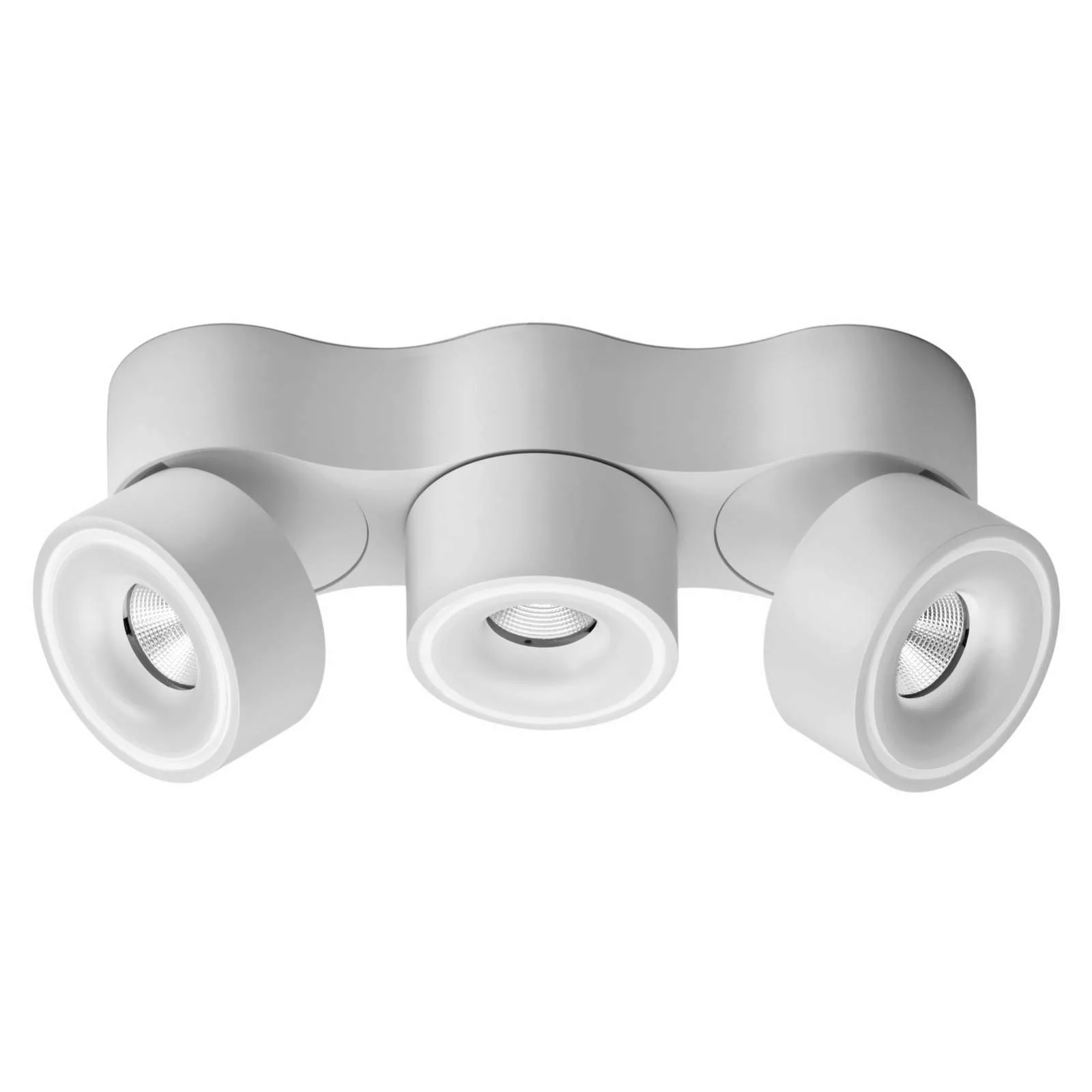 Egger Clippo Trio LED-Strahler, weiß, dimmbar günstig online kaufen