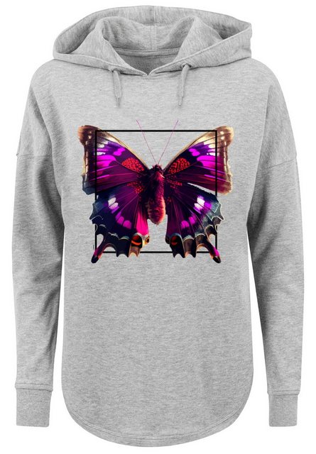 F4NT4STIC Kapuzenpullover "Pink Schmetterling OVERSIZE TEE", Print günstig online kaufen