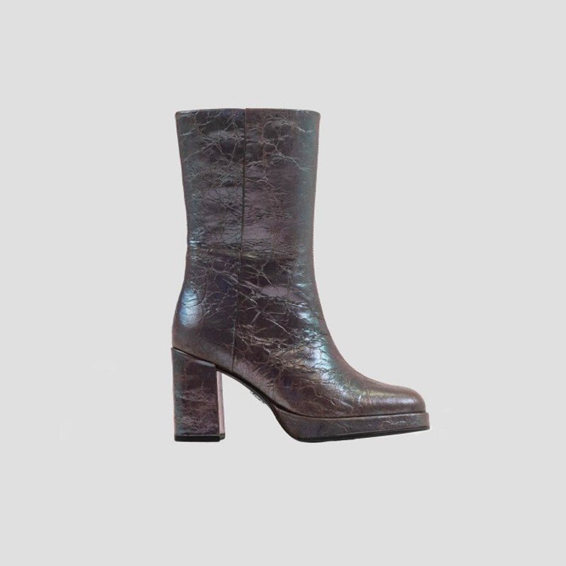 Bronx Metallic-stiefel Aus New-melanie EU 39 Grey métal günstig online kaufen