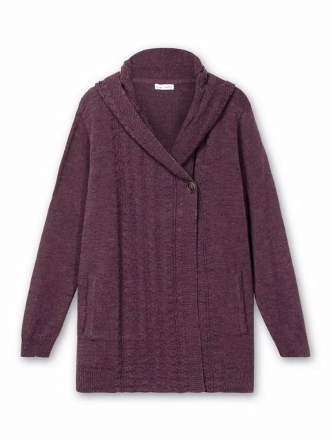 sheego by Joe Browns Cardigan "Große Größen", mit Kapuze und Knopfverschlus günstig online kaufen