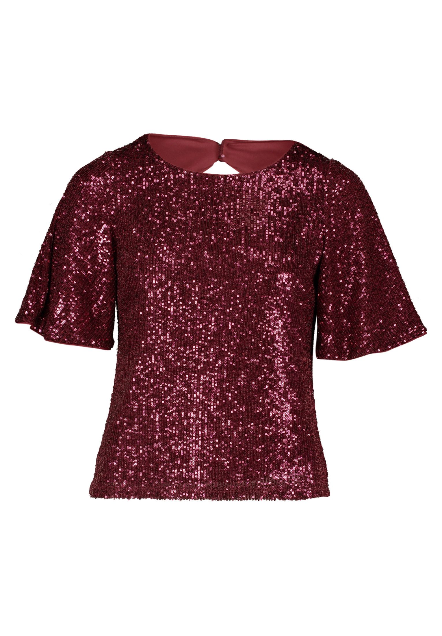 Vera Mont Kurzarmshirt "Vera Mont Damen Pailletten-Bluse mit Flügelärmeln", günstig online kaufen