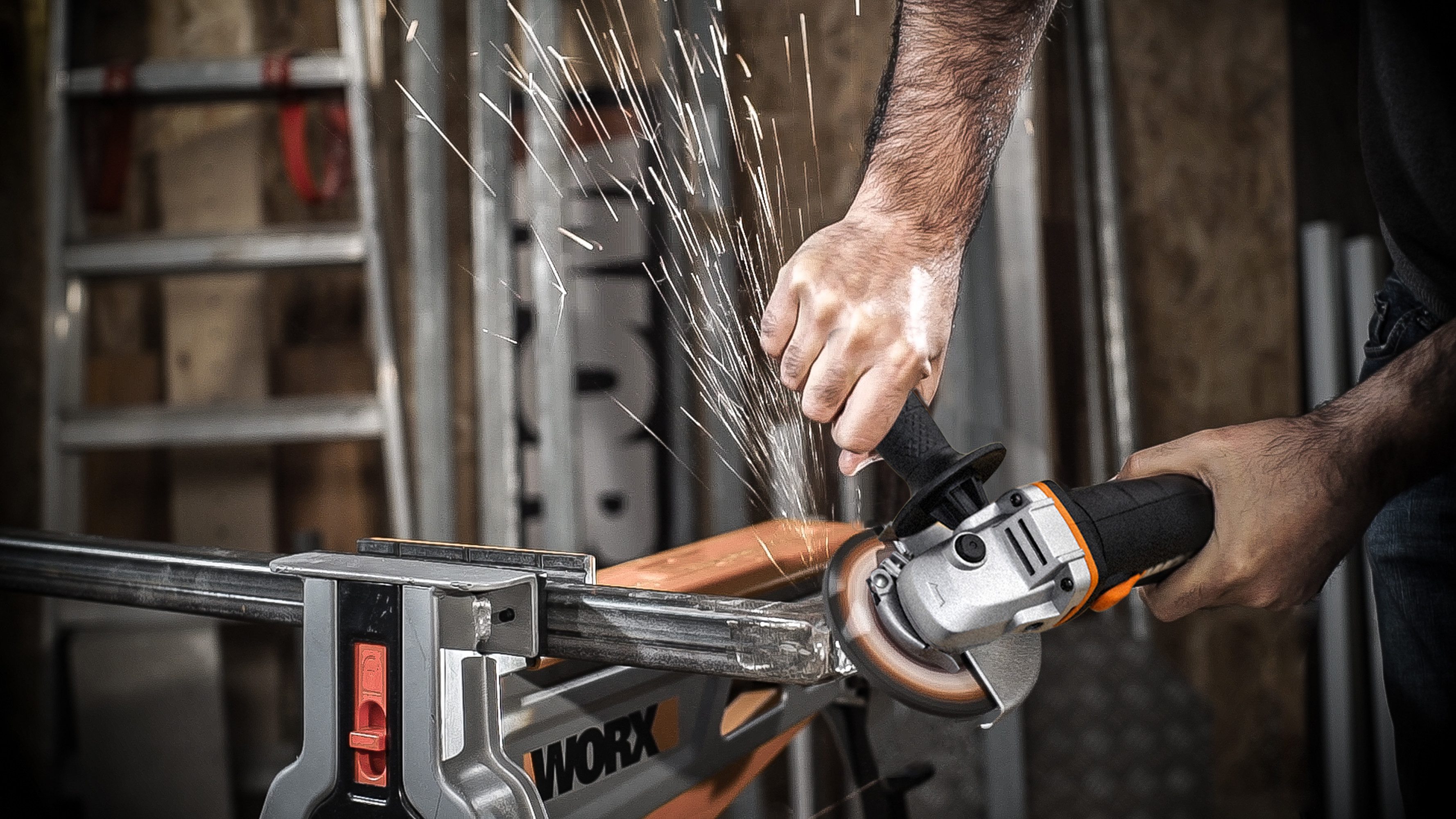 Worx Akku-Winkelschleifer WX800.9, einfach zum Schleifen günstig online kaufen