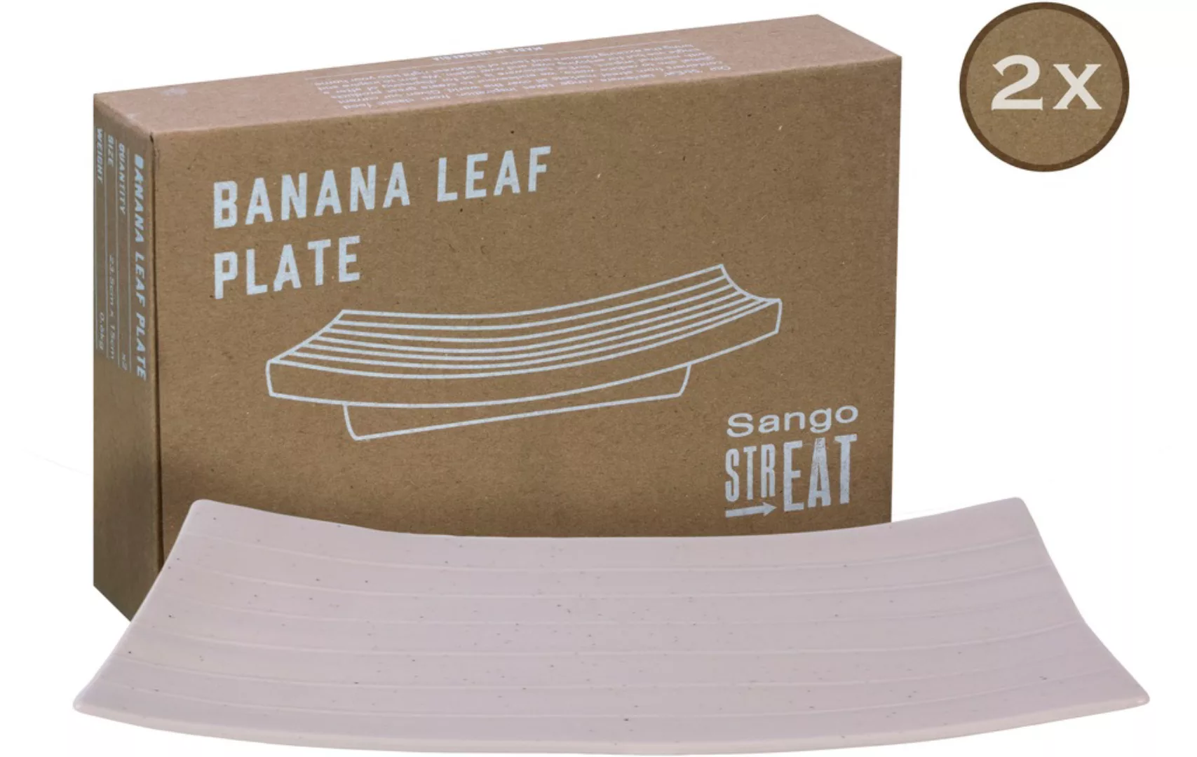 CreaTable Servierset Streat Banana Leaf creme Steinzeug günstig online kaufen