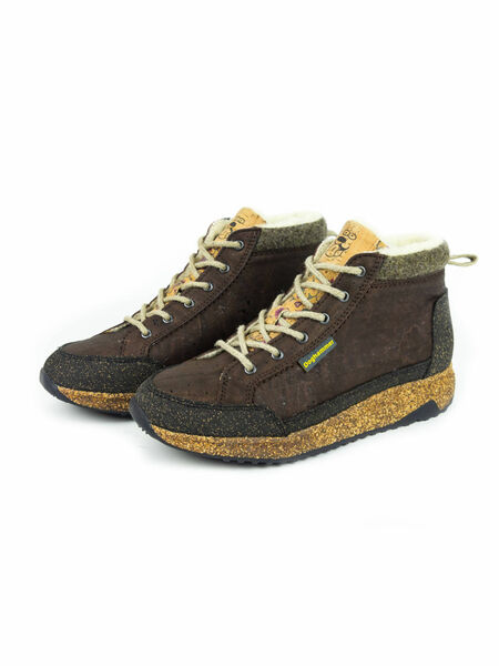 Damen Schnürschuh Arctic Cork Adventurer Flower Madl Kork/merinowolle günstig online kaufen