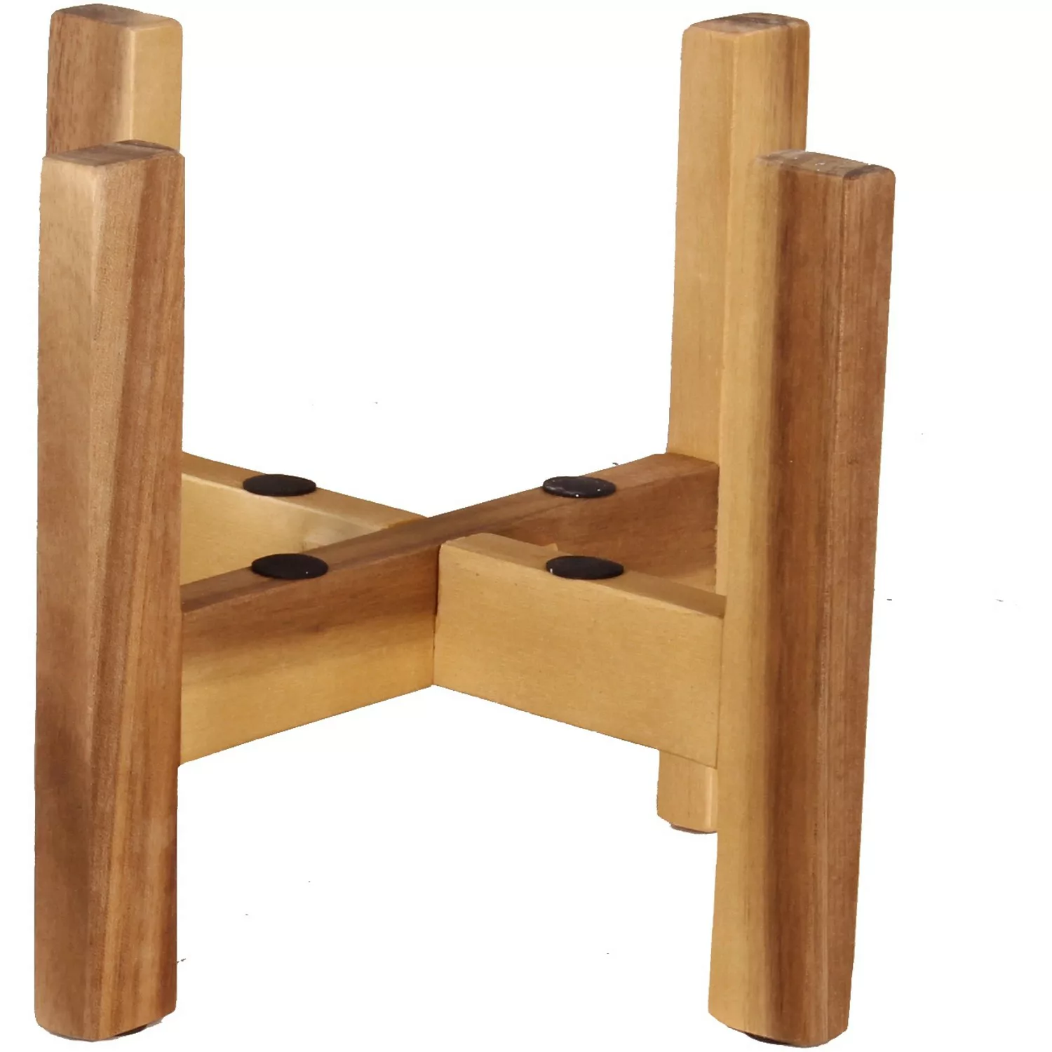 Universal Holz-Ständer 21 cm x 21 cm x 17 cm Braun günstig online kaufen