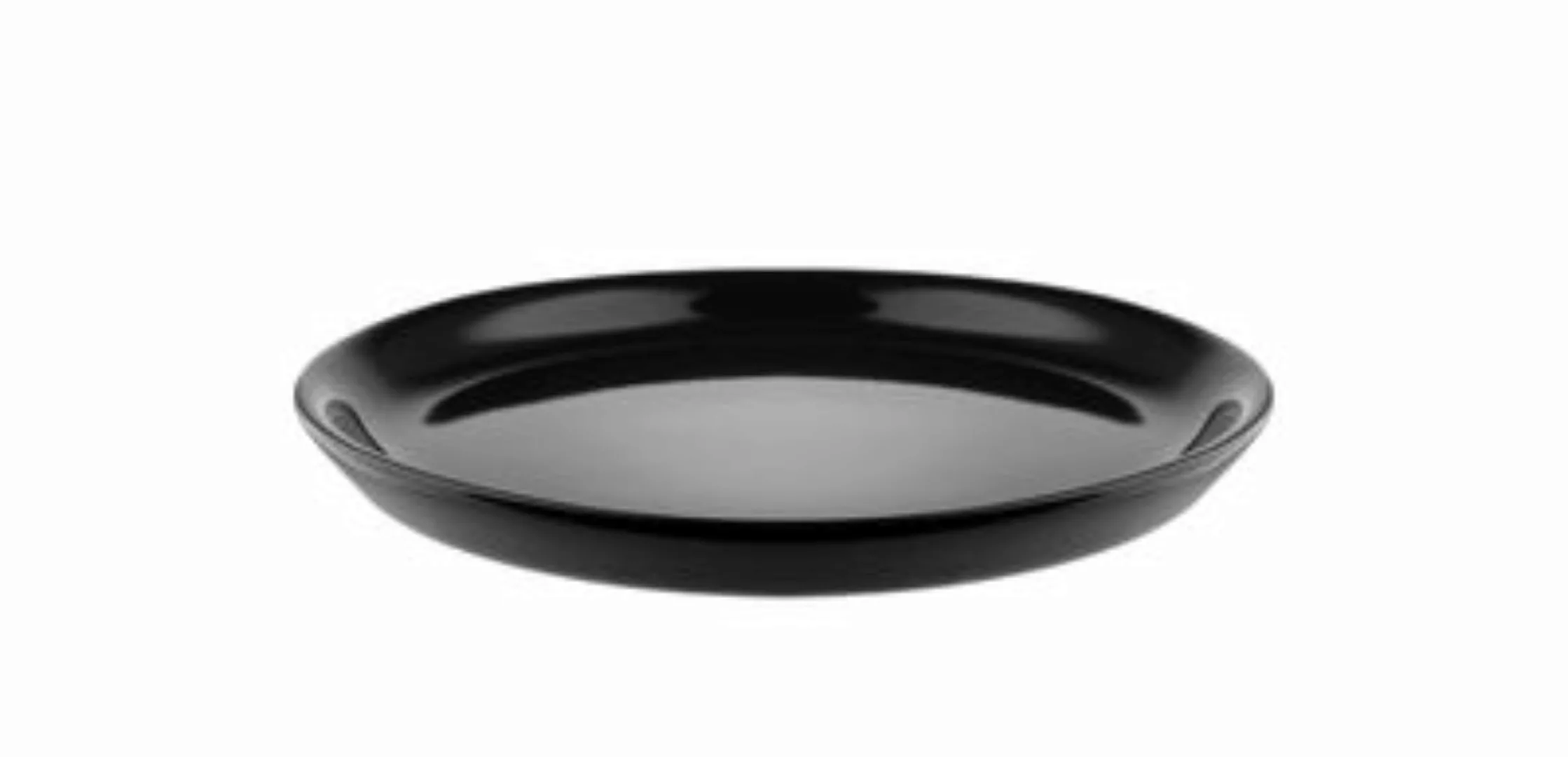 Untertasse  keramik schwarz passend zur Kaffeetasse „Tonale“ - Alessi - Sch günstig online kaufen