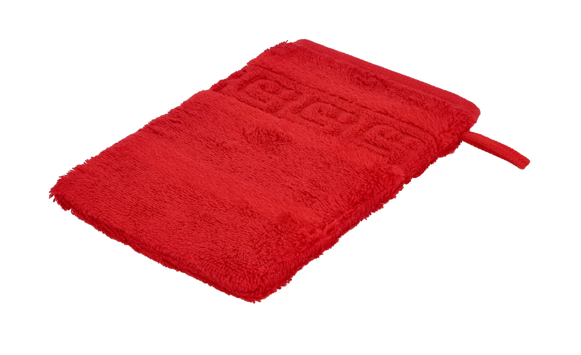 CaWö Waschhandschuh  1001 - rot - 100% Baumwolle - 16 cm - Heimtextilien > günstig online kaufen