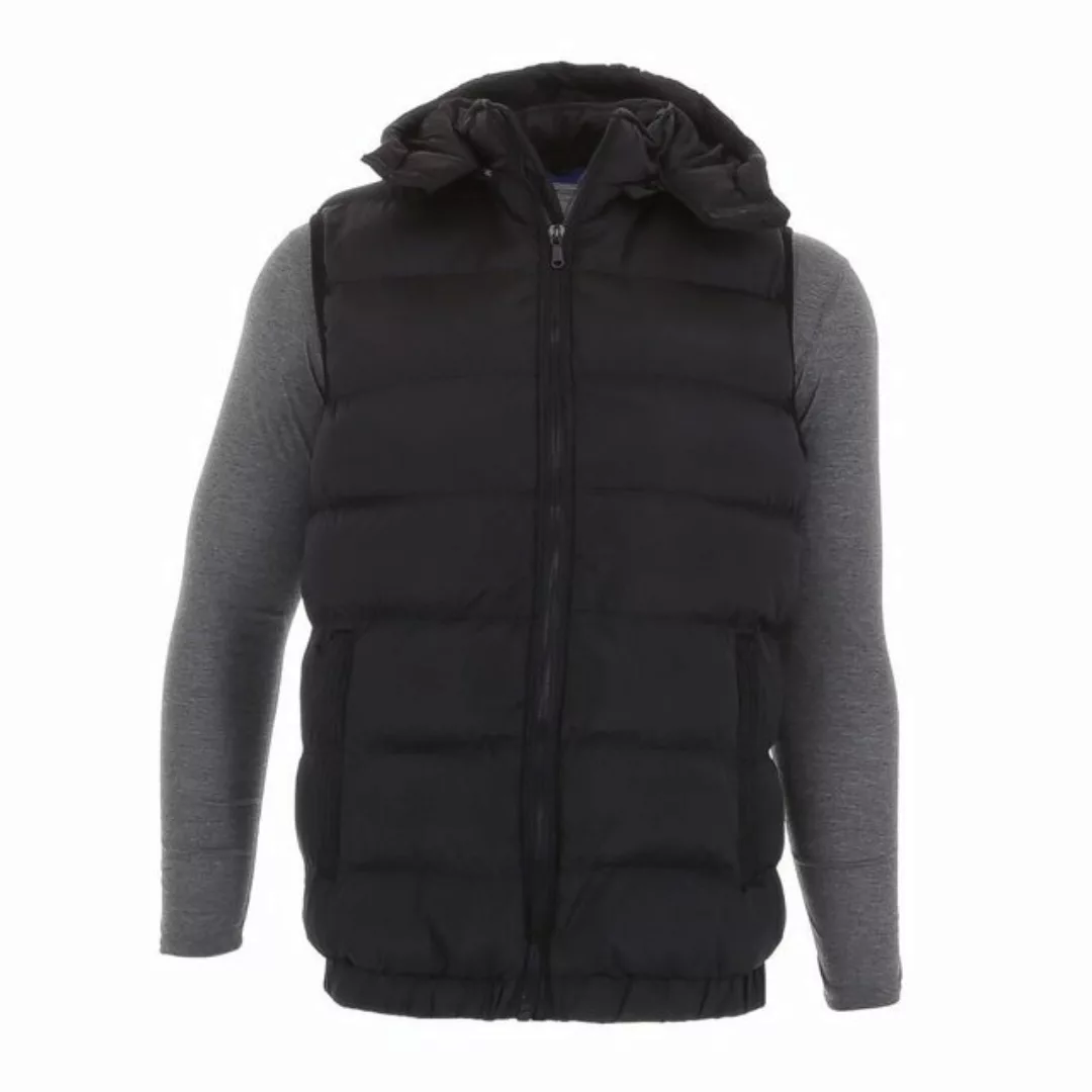 Ital-Design Funktionsjacke Herren Freizeit Weste Kapuze (abnehmbar) Gefütte günstig online kaufen