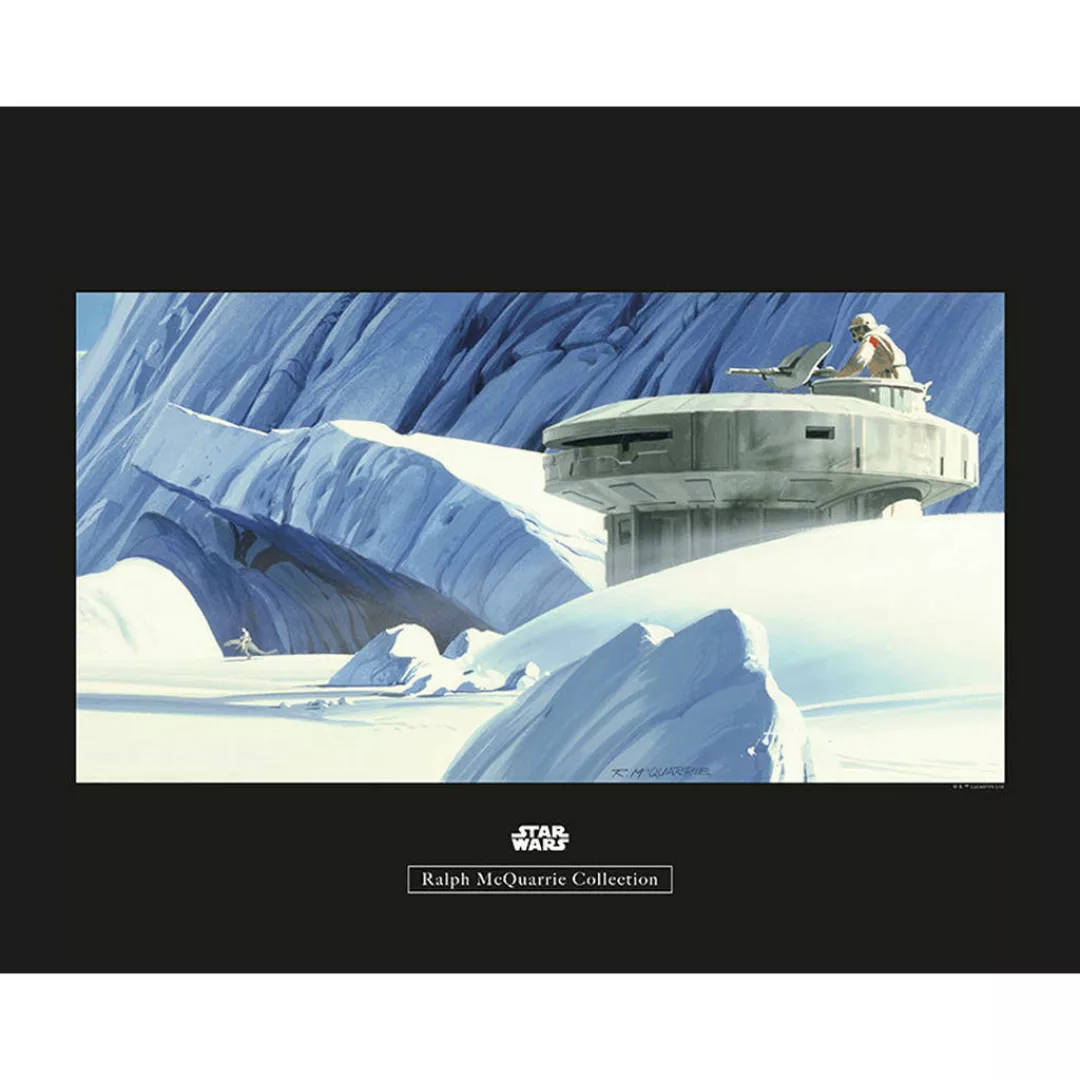Komar Wandbild Star Wars Classic RMQ Hoth Echo Bas Star Wars B/L: ca. 50x40 günstig online kaufen