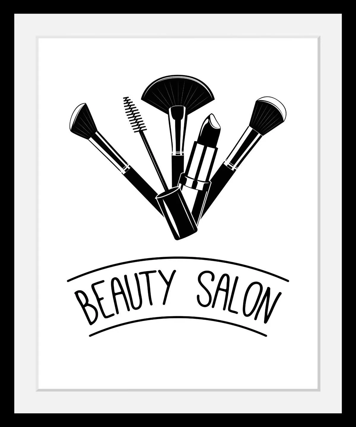 queence Bild "Beauty Salon", in 3 Größen, gerahmt günstig online kaufen