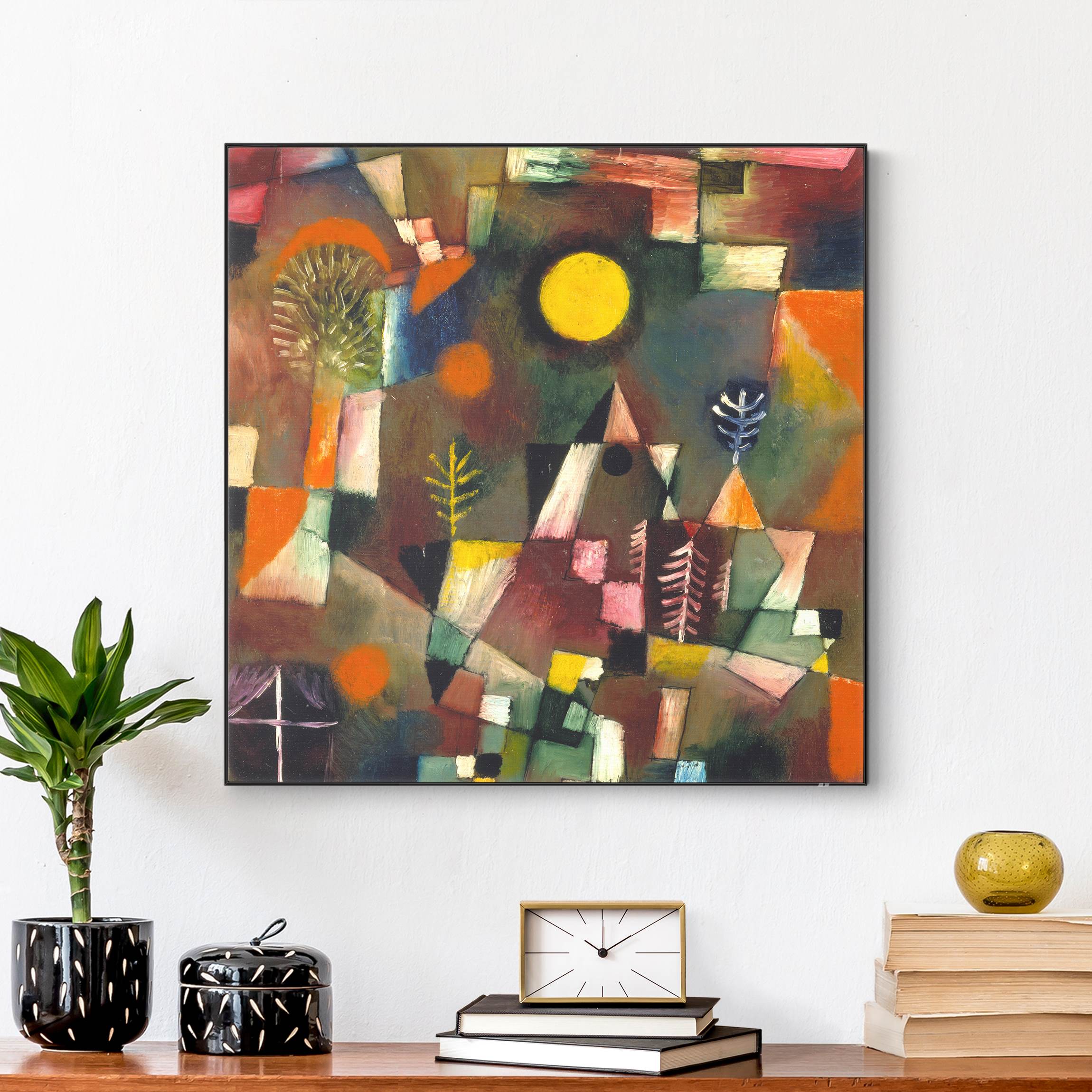 Wechselbild mit Spannrahmen Paul Klee - Der Vollmond günstig online kaufen