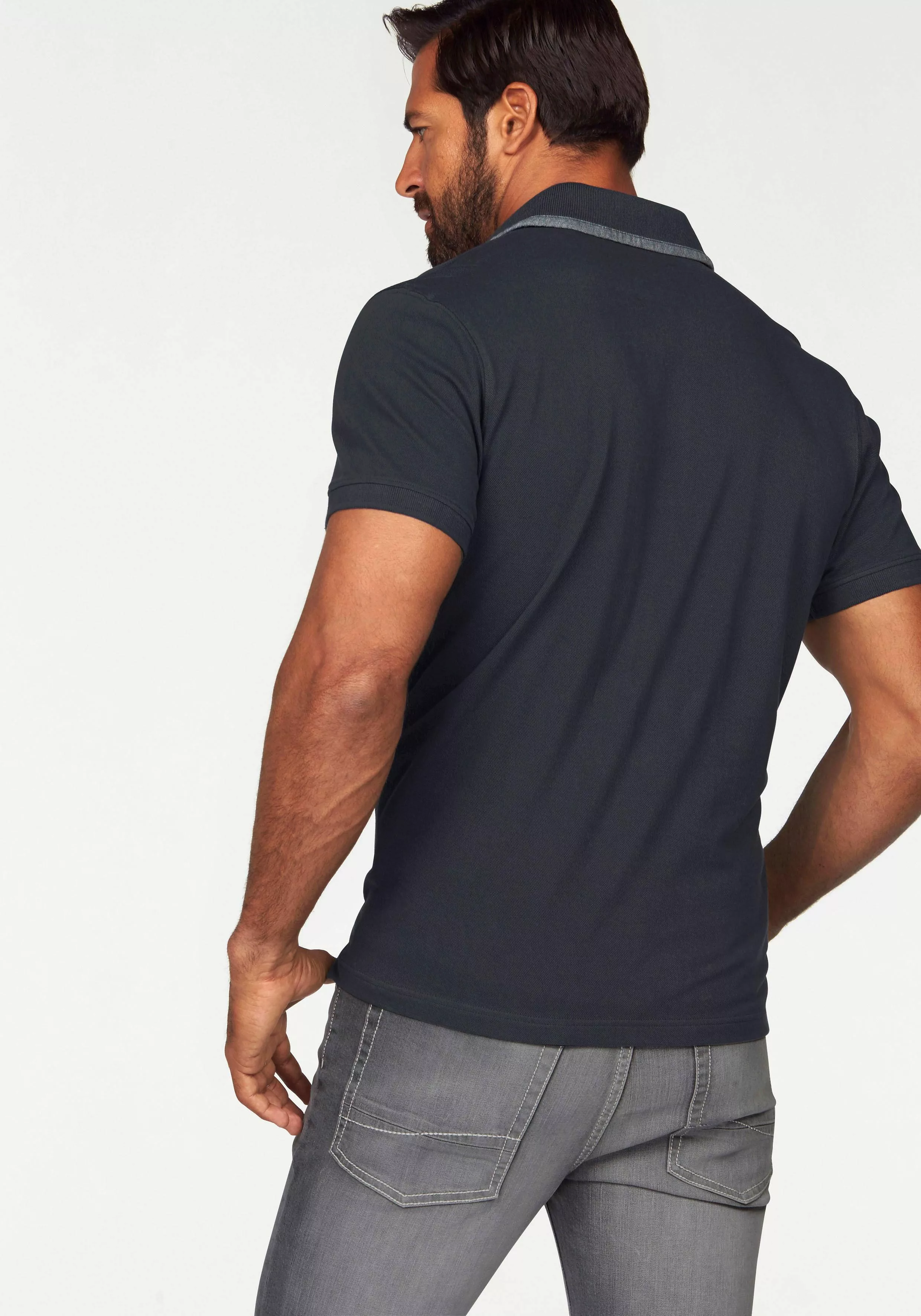 Arizona Poloshirt, in Piqué-Qualität und Bruststickerei günstig online kaufen