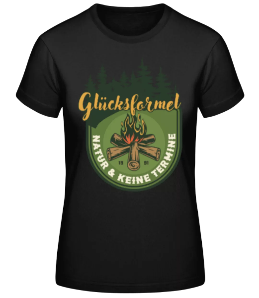 Glücksformel · Frauen Basic T-Shirt günstig online kaufen